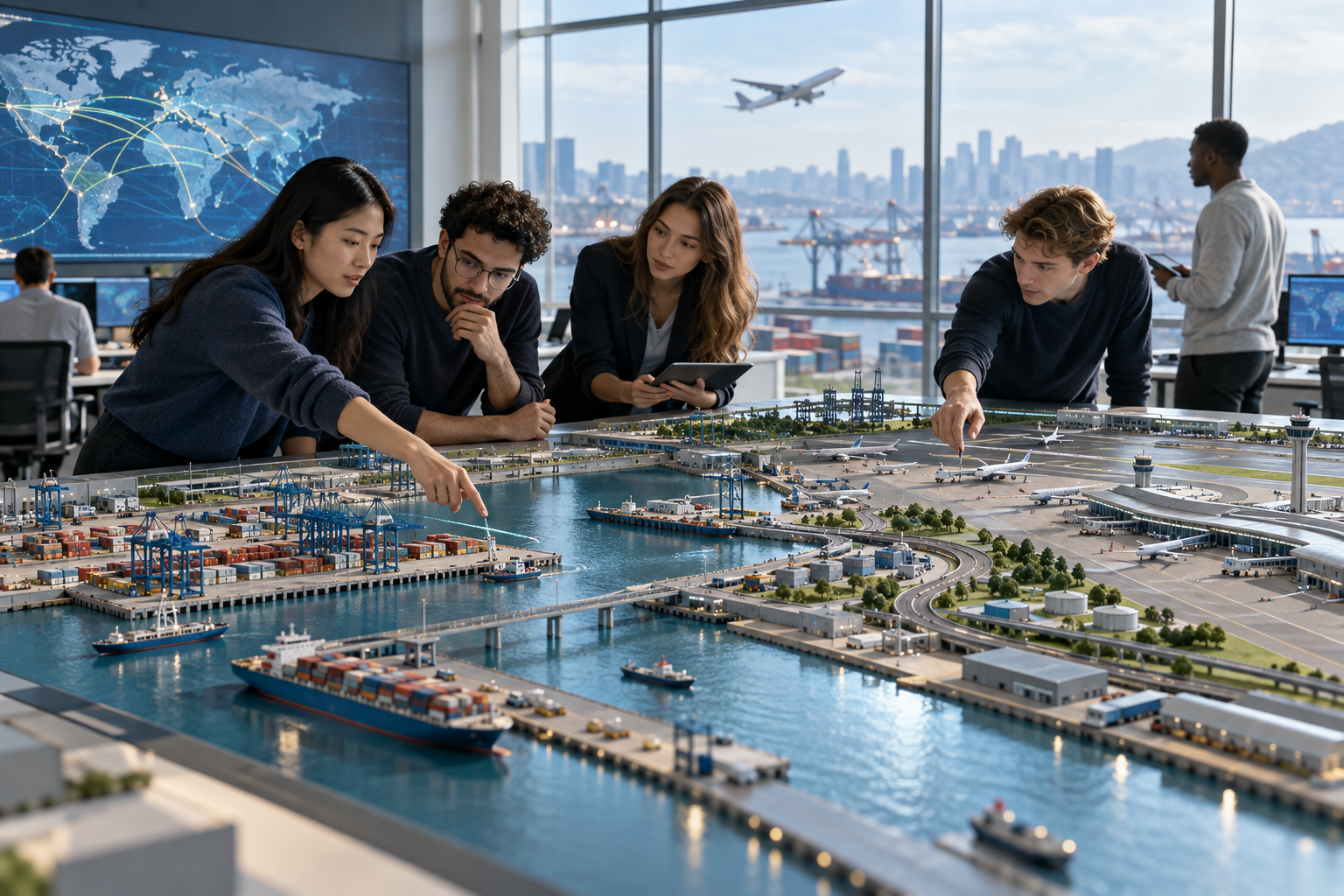 Illustrative image for Aviation, Maritime, Logistics & Transportation